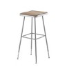 2pk 32"-39" Adjustable Heavy Duty Square Steel Barstool Gray - Hampden Furnishings - image 2 of 2