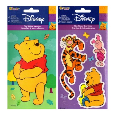 Winnie Pooh and Friends - Peel & Stick - 4 Window Clings - Winnie the Pooh..