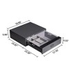 UNISOAR Biometric Fingerprint safe, Slide-Away Leather Wrapped Jewelry Storage Safe, Drawer Safe for Home and Vehicle - 4 of 4