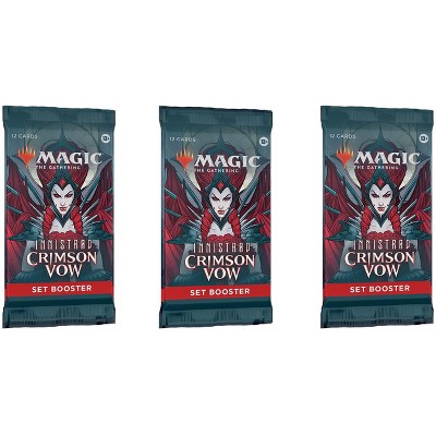 Magic the Gathering 3 Packs MTG Set Booster Pack Lot MTG Innistrad Crimson Vow