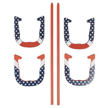 Armstrong Home Solutions Lawn Horseshoes Game - Kids and Family Outdoor  Backyard Horse Shoes Set Kit - Sturdy Steel Spikes & Lightweight Kid-Safe  Rubber Shoes (2 Spikes, 4 Horseshoes)