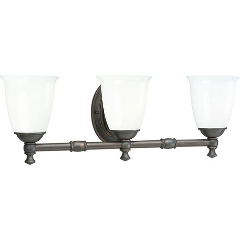 Progress Lighting Victorian 3-light Bath Fixture, Venetian Bronze ...