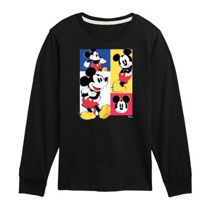 Boys' - Disney - Mickey Pose Long Sleeve Graphic T-Shirt - 1 of 4