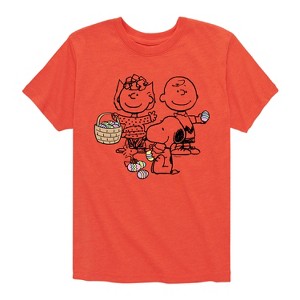 Boys' - Peanuts - Group Easter Short Sleeve Graphic T-Shirt - 1 of 4