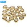 Unique Bargains Glass Craft Embellishments Flat Back Four Claws Teardrop Gems 20 Pcs - 3 of 4