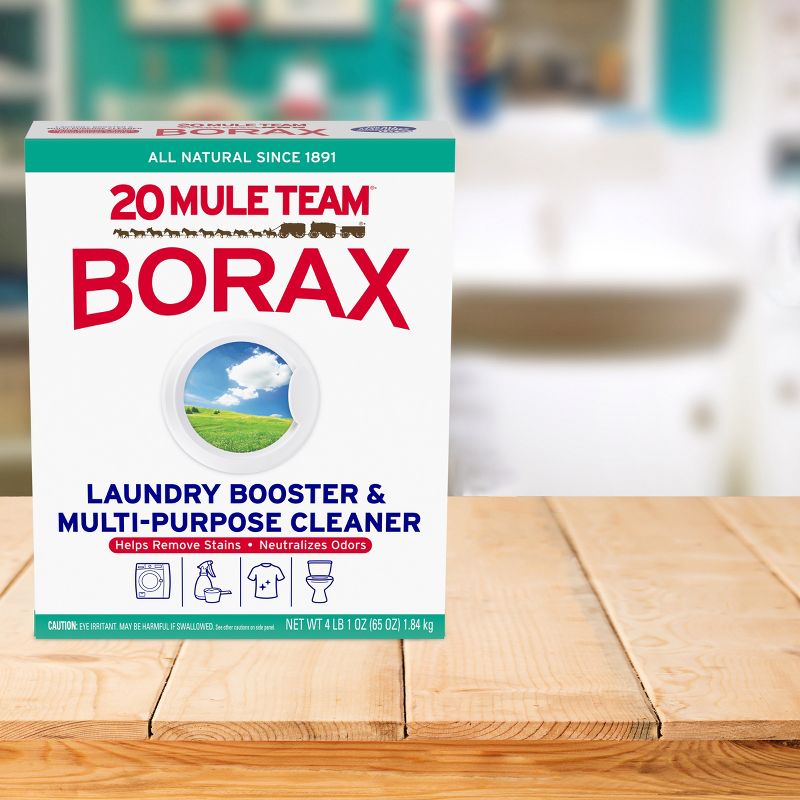 Mule Team Borax All Natural Detergent Booster &#38; Multi-Purpose Household Cleaner - 65oz, 3 of 12