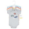 Hudson Baby Cotton Bodysuits Set, Fun Transportation - 2 of 4