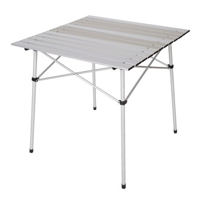 Stansport Aluminum Folding Slat Table 27" x 27"