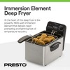 Presto ProFry 8-Cup Deep Fryer with 1800-Watt Immersion Element for Quick Preheating and Fast Oil Temperature Recovery, Stainless Steel - 4 of 4
