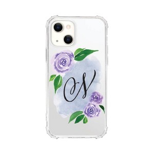 OTM Essentials Apple iPhone 15 Plus/iPhone 14 Plus Monogram Clear Tough Edge Floral Script Case - 1 of 4