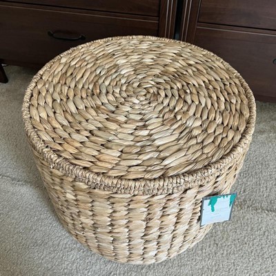 Target woven outlet ottoman