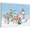Amanti Art 33"x23" Festive Friends I by Leslie Trimbach Framed Canvas Wall Art Print - 2 of 4