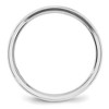 Black Bow Jewelry 4mm 14K White or Yellow Gold Beveled Edge Comfort Fit Band - 2 of 4