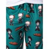 Seven Times Six My Hero Academia Men's Izuku Midoriya and Katsuki Bakugo Pajama Pants Green - 3 of 4