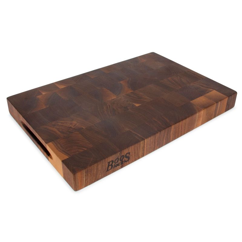 John Boos Boos Block CCB Series Large Reversible Wood Chopping Board, 1.75-Inch Thickness, 18" x 12" x 1 3/4", Walnut, 1 of 8