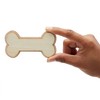 Genie Crafts 24 Pack Wooden Dog Bones for Crafts, Unfinished Wood Slice Cutouts for Gift Tags, 4.1 x 2.2 Inches - 4 of 4