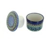 Blue Rose Polish Pottery 270 Ceramika Artystyczna French Butter Dish - 2 of 2