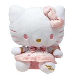 Fiesta Sanrio Hello Kitty White & Pink Dress 9.5 Inch Plush - 1 of 3