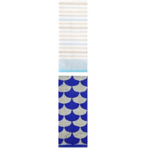 REGALWOVEN Cotton Absorbent Soft Decorative Hand Towel for Bathroom 13" x 29"/13" x 27" 2 Pcs - 1 of 4