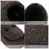 Mens Smile Face Slippers Retro Cozy Comfy Plush Warm Slip-on Slippers Winter Soft Fuzzy Indoor House Shoes with Memory Foam for Men - 3 of 4