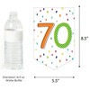 Big Dot of Happiness 70th Birthday - Cheerful Happy Birthday - Seventieth Birthday Party Bunting Banner - Birthday Party Decorations - Happy Birthday - 2 of 4