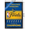 Trends International NBA Golden State Warriors - 2022 Finals Logo Framed Wall Poster Prints - 3 of 4