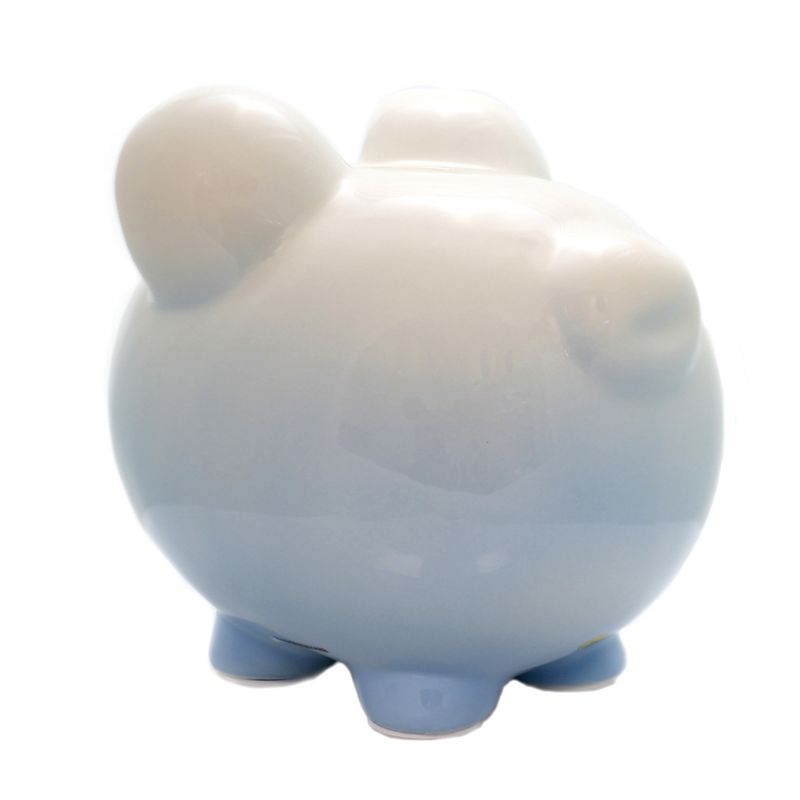 Child To Cherish 7.75 In Blue Ombre Piggy Bank Money Save Decorative Banks, 2 of 5