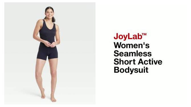 Women's Seamless Short Active Bodysuit - JoyLab™, 2 of 12, play video