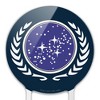Star Trek Ufp Logo Acrylic Cake Topper - 3 of 4