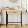 Entryway Table, Rattan Console Table, Narrow Sofa Table - 3 of 4