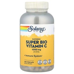 Solaray Buffered Super Bio Vitamin C, 250 VegCaps - 1 of 4