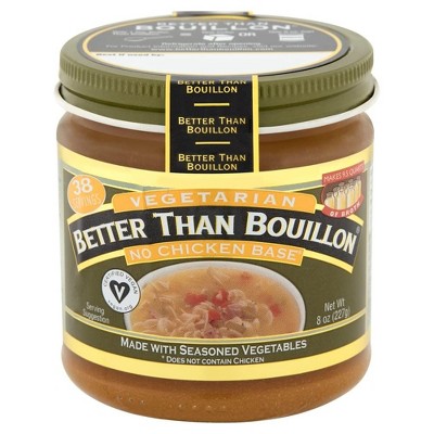 Vegetarian No Chicken Base with Seasoned Vegetables, 8 OZ