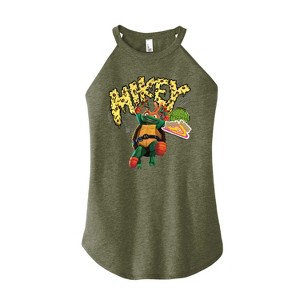 Women's - Teenage Mutant Ninja Turtles - Michelangelo AKA Mikey Graphic High Neck Tank - 1 of 3