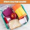 Bentology Hard Ice Pack for Lunch Box or Bag (3 Pack) - Keep Cool Freezer Cold Packs, Reusable and Great for Kids or Adults, Long-Lasting, Slim & - 2 of 3