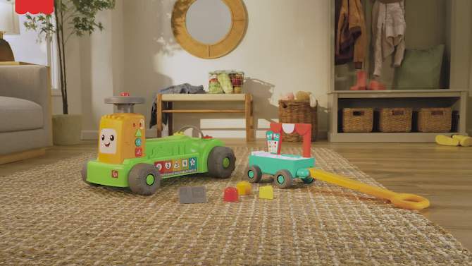 Fisher-Price Laugh &#38; Learn 4-In-1 Farm To Market Tractor, 2 of 8, play video