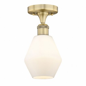 Cindyrella - 1 Light Semi-Flush Mount In Nautiical Style-10.25 Inches Tall and 6 Inches Wide - 1 of 1