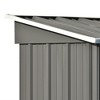 5ft x 3ft Outdoor Storage Shed, with Adjustable Shelf Metal Garden Shed and Lockable Door For Backyard Patio Lawn - 3 of 4