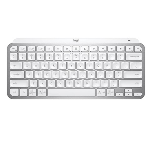 Logitech Mx Keys Mini Wireless Bluetooth Keyboard - Pale Gray : Target