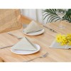 Unique Bargains Party Wedding Dinner Banquet Linen Napkins 14 x 14 Inches 6 Pcs - 2 of 4