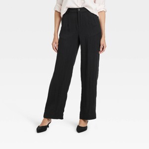 Women's High-Rise Straight Trousers - A New Day™ - 1 of 3