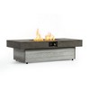 Christopher Knight Home Zane Contemporary Patio 50,000 BTU Iron Rectangular Fire Pit Table with Adjustable Height - 3 of 4
