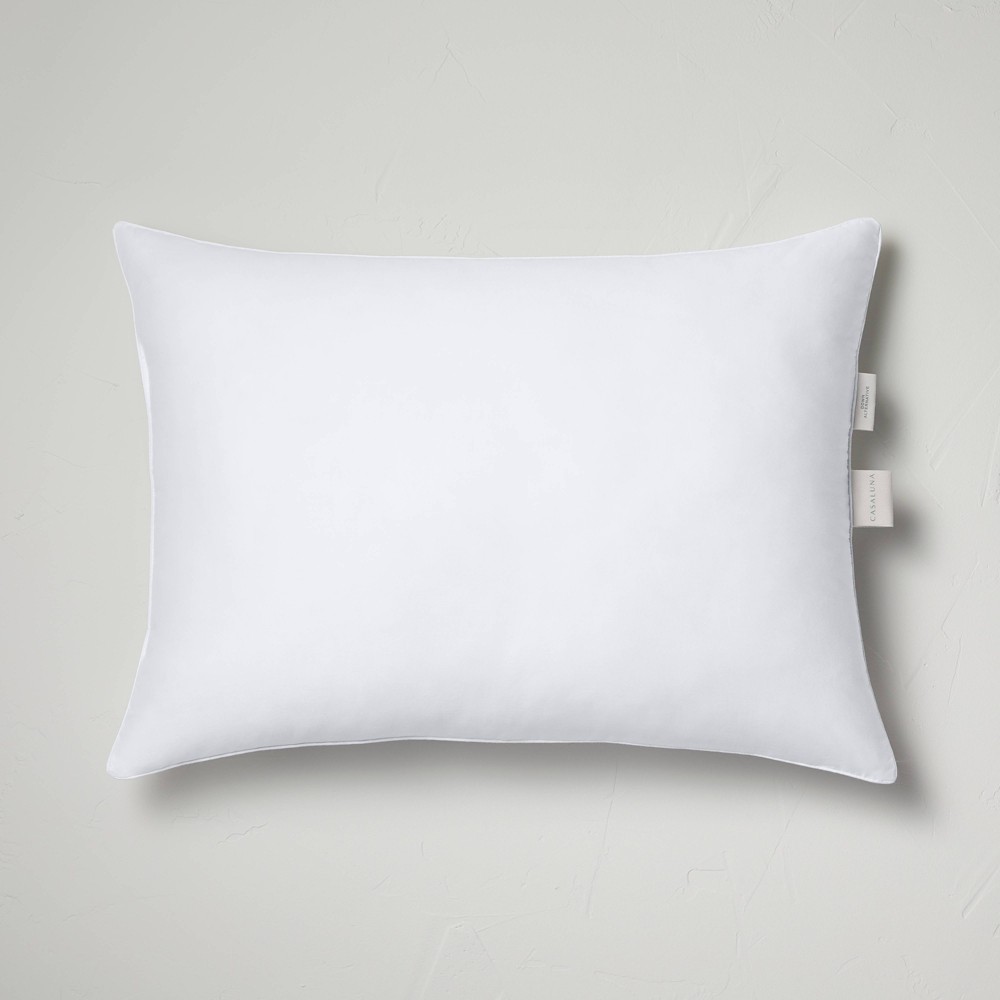 King Medium/Firm Machine Washable Medium Down Alternative Pillow - Casaluna™: Hypoallergenic, 300 Thread Count, Cotton Cover