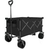 BEAFUP Foldable Utility Wagon with All-Terrain Wheels - Capacity Collapsible Cart for Beach, Garden, Camping - Ideal for Families, Outdoor - 2 of 4
