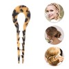 Unique Bargains Women's U-shaped Toothed Chignon Pin 1 Pc - 3 of 4