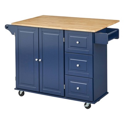 Aspen Kitchen Cart Indigo Blue Buylateral Storage Towel Holder   GUEST 57d9f812 4a3c 485d 8235 Acbfc104df29