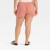 Women's Cherry Gingham Graphic Boxer Shorts - Red - 2 of 3
