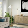Hudson and Canal 25.13" Tall Table Lamp: Arc Design, Swivel Dome Shade, Industrial Look - 4 of 4