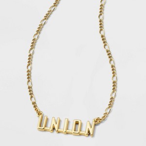 Bijoux Sport by Luv Aj MLS Gold Nameplate Pendant Necklace - 1 of 4