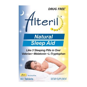 Alteril Natural Sleep Aid Tablets 60 Ct - 1 of 4