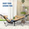 Tangkula Portable Folding Hammock Free Standing Hammock W/ Stand-Folds&Carrying Bag&Anti-Slip Buckle&Storage Pocket - 2 of 4